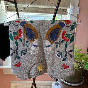 Colorful Embroidered Sweater